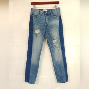 Abercrombie & Fitch Blue Distressed Jeans